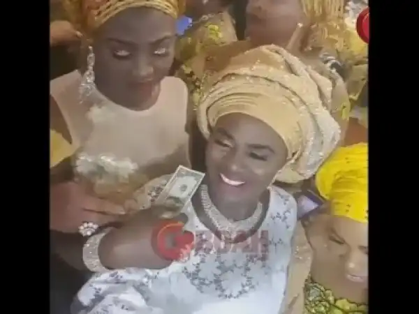 Video: Iya Rainbow Shows Off Her Dance As They Showers Her With Dollars At Her Birthday Party In Manchester